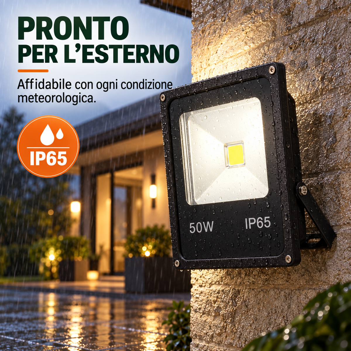 50W LED Outdoor & Floodlight