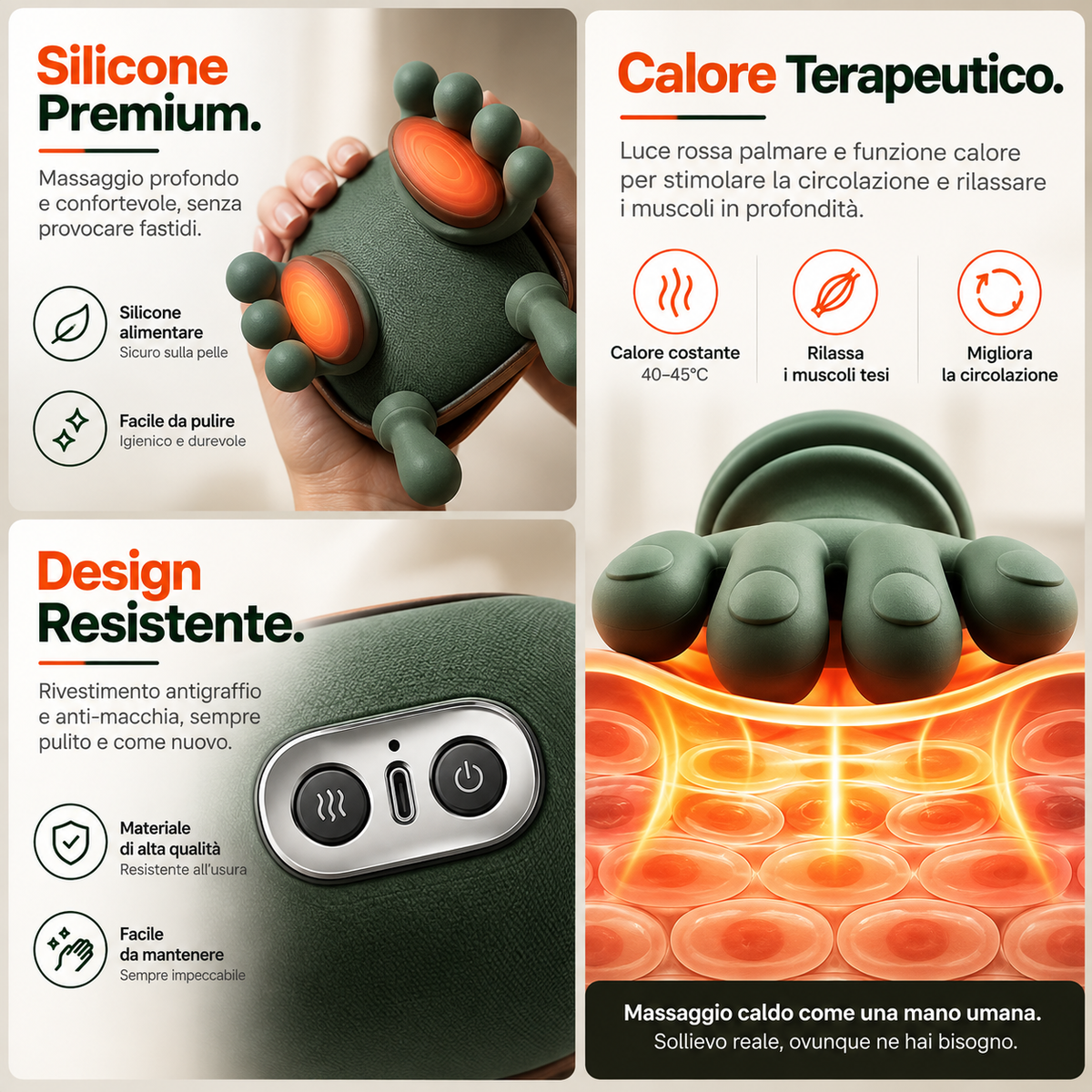 Hands 4D Deep Tissue Shiatsu Neck & Shoulder Massager