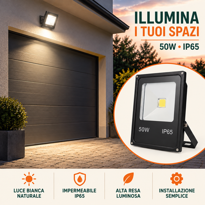 50W LED Outdoor & Floodlight