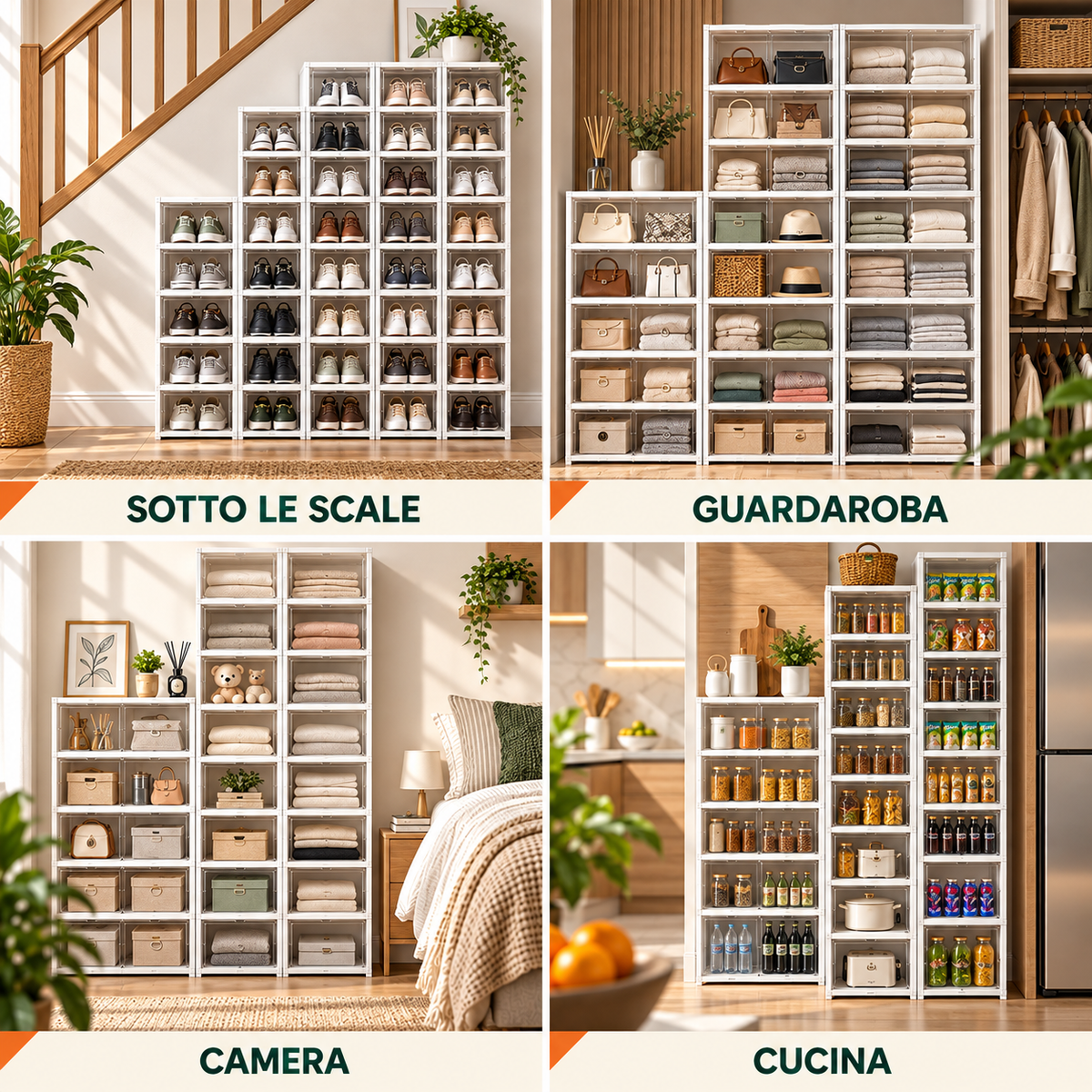 Foldable 6-Tier Shoe Storage Organizer