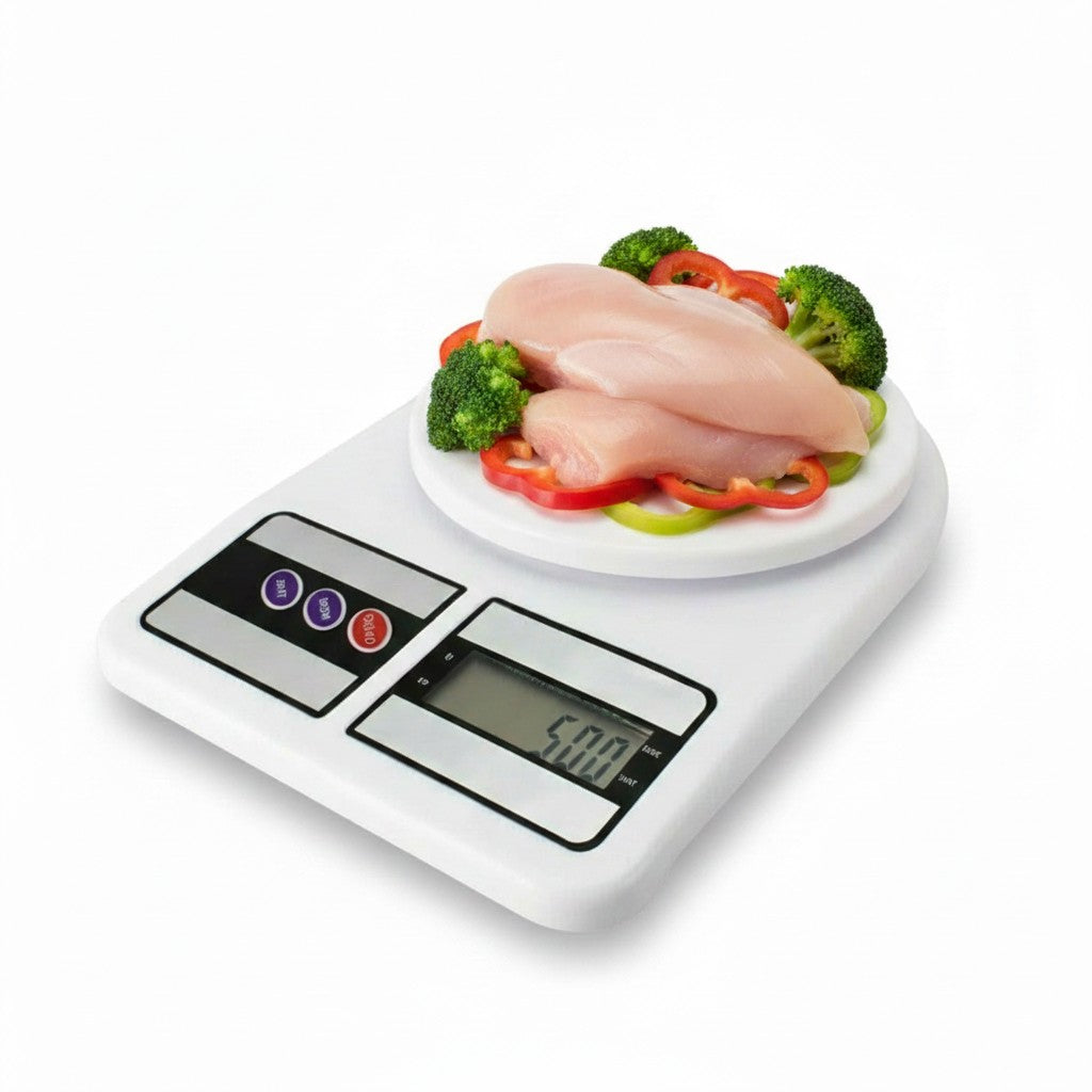 Basic Digital Kitchen Food Scale - Measures in g, oz and lb