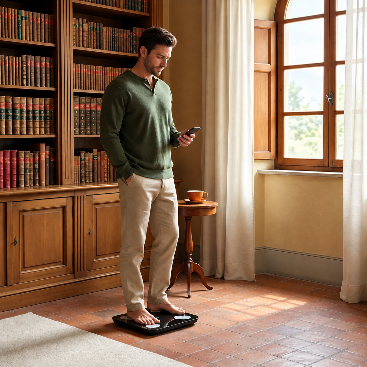Bluetooth Smart Digital Body Scale – With Body Composition Tracker & App Sync